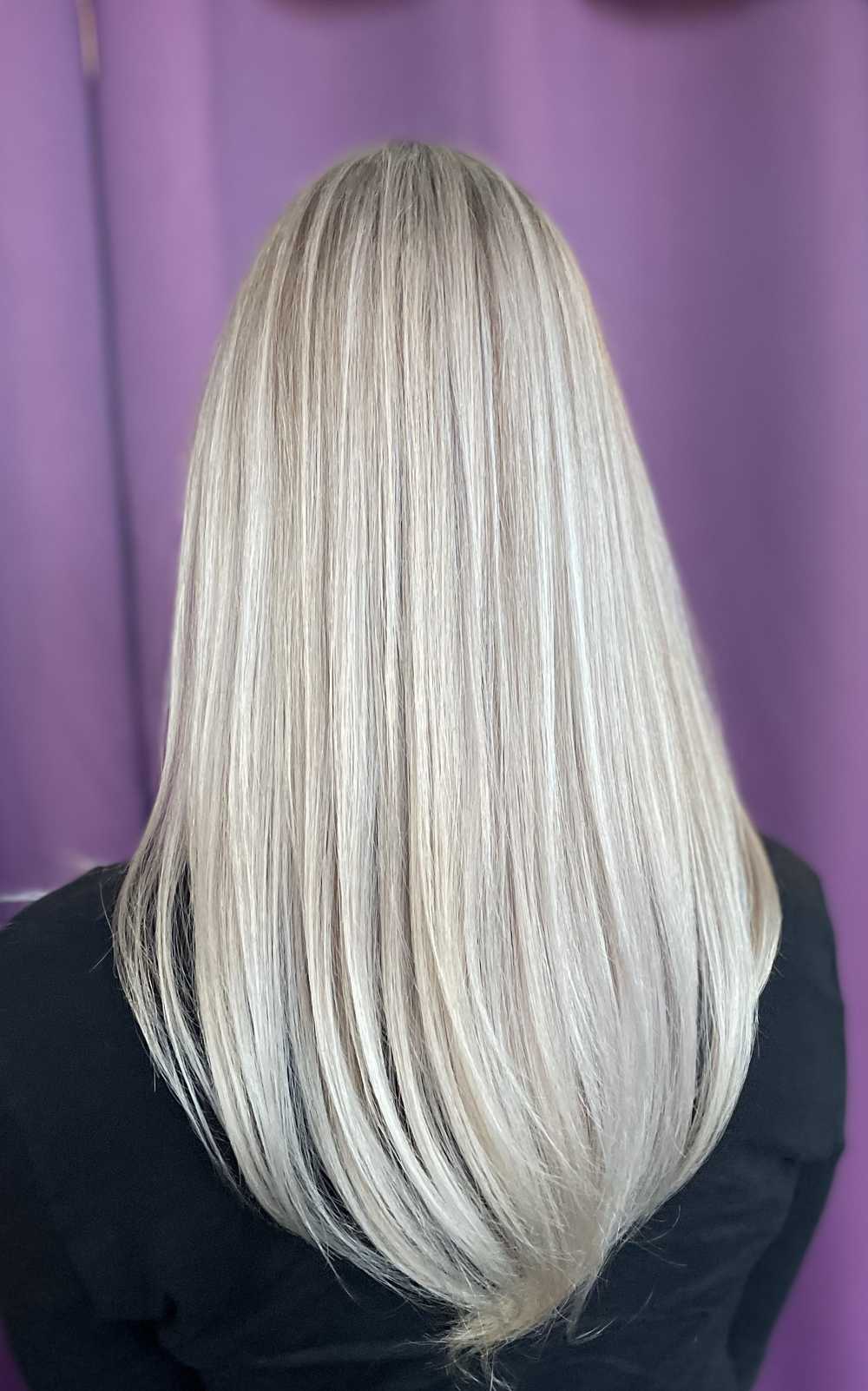 Hue Hair Lounge Services Graphics blonding services